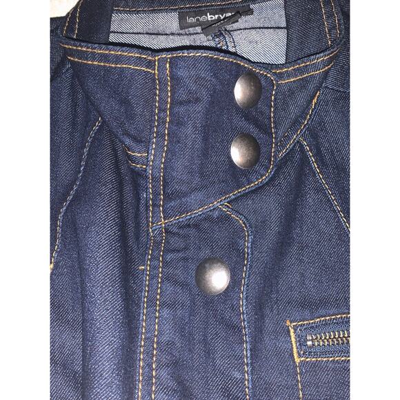 Lane Bryant size 14 16 1x denim jean jacket dark wash torrid - Picture 4 of 7